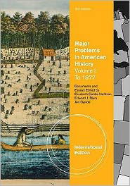 Cover for Cobbs, Elizabeth (San Diego State University) · Major Problems in American History, Volume I, International Edition (Paperback Book) (2011)
