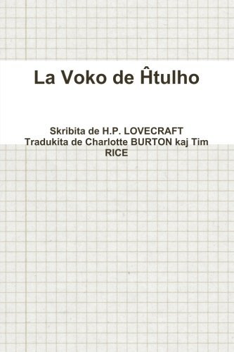 Cover for H.p. Lovecraft · La Voko De (Paperback Book) [Esperanto edition] (2013)