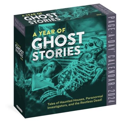 Year of Ghost Stories Page-A-Day Calendar 2024: Tales of Haunted Houses, Paranormal Investigators, and the Restless Dead - Workman Calendars - Gadżety - Workman Publishing - 9781523519170 - 8 sierpnia 2023