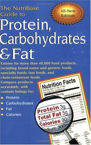 Cover for NutriBase · The NutriBase Guide to Protein, Carbohydrates &amp; Fat: Entries for More Than 40,000 Food Products including Brand-Name and Generic Foods, Specialty Foods, Fast Foods, and Chain-Restaurant Foods, All New Edition (Paperback Book) (2001)