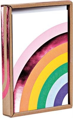 Over the Rainbow Luxe Foil Notecard Box - Luxe Foil Notecards - Ampersand - Kirjat - teNeues Calendars & Stationery GmbH & Co - 9781623257170 - lauantai 15. huhtikuuta 2017