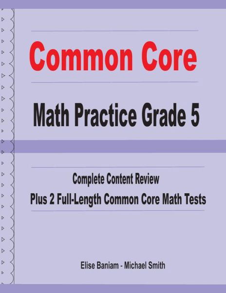 Cover for Michael Smith · Common Core Math Practice Grade 5 (Paperback Book) (2020)