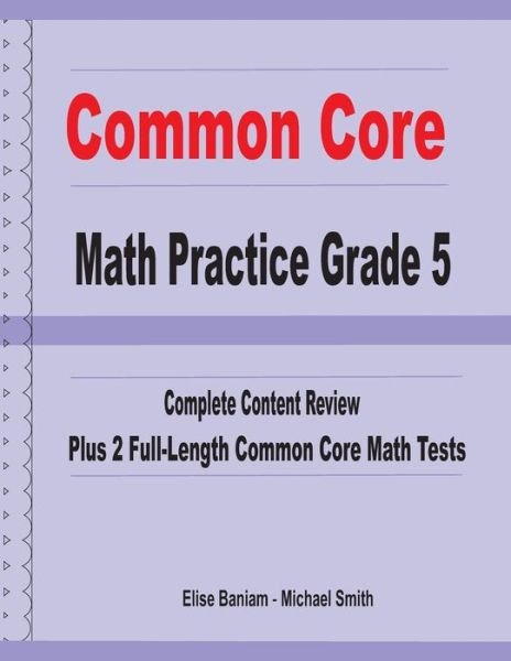 Cover for Michael Smith · Common Core Math Practice Grade 5 (Paperback Book) (2020)