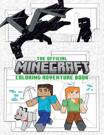 Cover for Insight Editions · The Official Minecraft Coloring Adventures Book (Pocketbok) (2022)