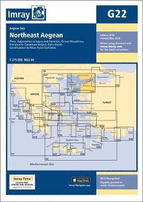 Imray Chart G22: Northeast Aegean Sea - G Series - Imray Laurie Norie & Wilson Ltd - Książki - Imray, Laurie, Norie & Wilson Ltd - 9781786790170 - 1 maja 2018