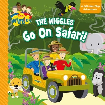 Cover for The Wiggles · The Wiggles: Go on Safari Lift the Flap Adventure (Board book) (2024)