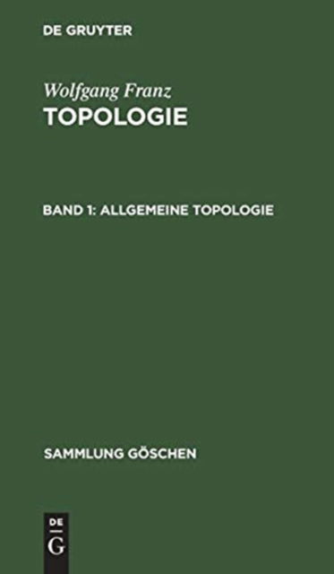 Cover for No Contributor · Allgemeine Topologie (Innbunden bok) (1973)