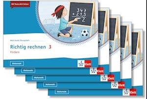 Cover for Klett Ernst /Schulbuch · Mein Anoki-Übungsheft. Richtig Rechnen 3. Fördern. Übungsheft im 5er-Paket Klasse 3 (Paperback Book) (2022)
