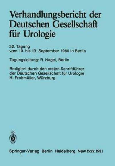 Cover for R Nagel · 32 Tagung: Papers (N/A) (1981)