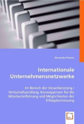 Cover for Fromm · Internat.Unternehmensnetzwerke (Book)