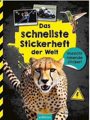 Cover for Das schnellste Stickerheft der Welt (Book) (2025)