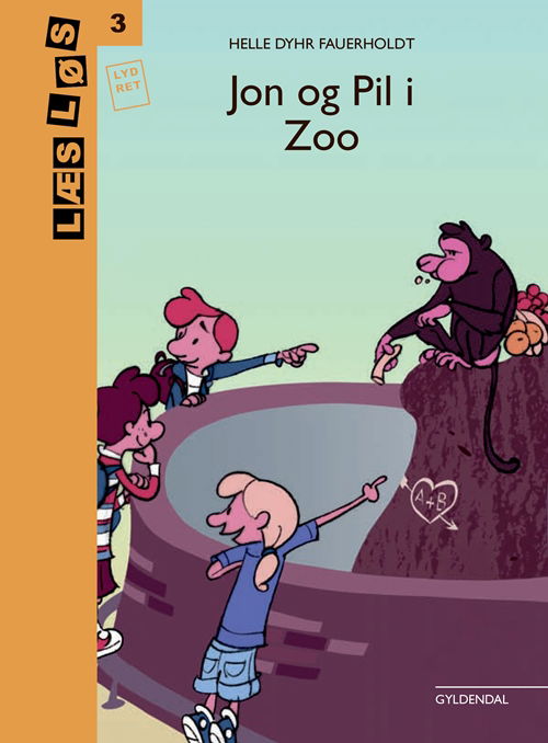 Cover for Helle Dyhr Fauerholdt · Læs løs 3: Jon og Pil i Zoo (Indbundet Bog) [2. udgave] (2018)