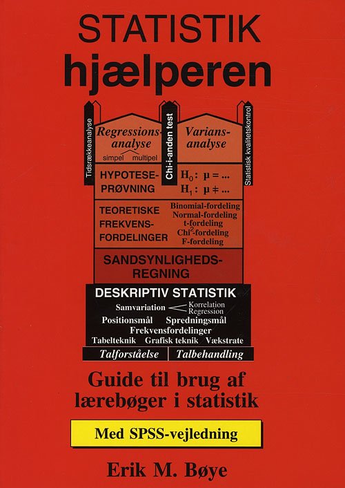Cover for Erik Møllmann Bøye · Statistik-hjælperen - med SPSS-vejledning (Sewn Spine Book) [1th edição] (2009)