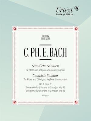 Cover for Bach · Sämtliche Sonaten für Flöte und ob (Book)