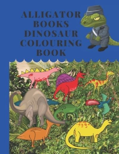 Cover for Jac Mrabet · Alligator Books Dinosaur Colouring Book (Paperback Bog) (2020)