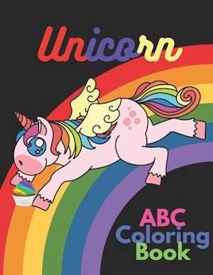 Cover for Oua Dou · Unicorn ABC Coloring Book (Pocketbok) (2020)