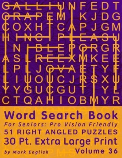 Cover for Mark English · Word Search Book For Seniors (Paperback Book) (2020)