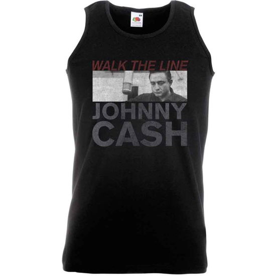 Cover for Johnny Cash · Johnny Cash Unisex Vest T-Shirt: Studio Shot (CLOTHES)