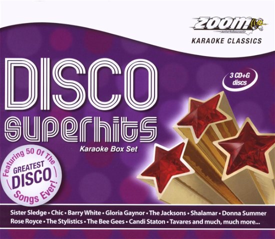 Cover for Zoom Karaoke · Karaoke Classics: Disco Superhits Box Set - 50 Songs (CD+G) (CD) (2022)