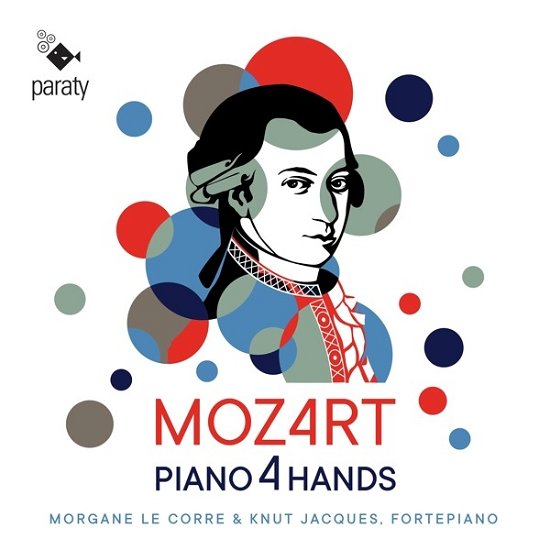 Cover for Jacques, Knut / Morgane Le Corre · Mozart Piano 4 Hands (CD) (2021)