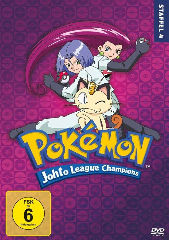 Cover for Matsumoto,rica / Iizuka,mayumi / Ueda,yuji/+ · Pokemon Staffel 4:die Johto Liga Champions (DVD) (2021)