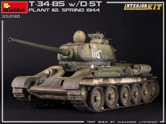 Cover for Miniart · 1/35 T-34/85 W/D-5T. Plant 112. Spring 1944 Int.Kit (Toys)