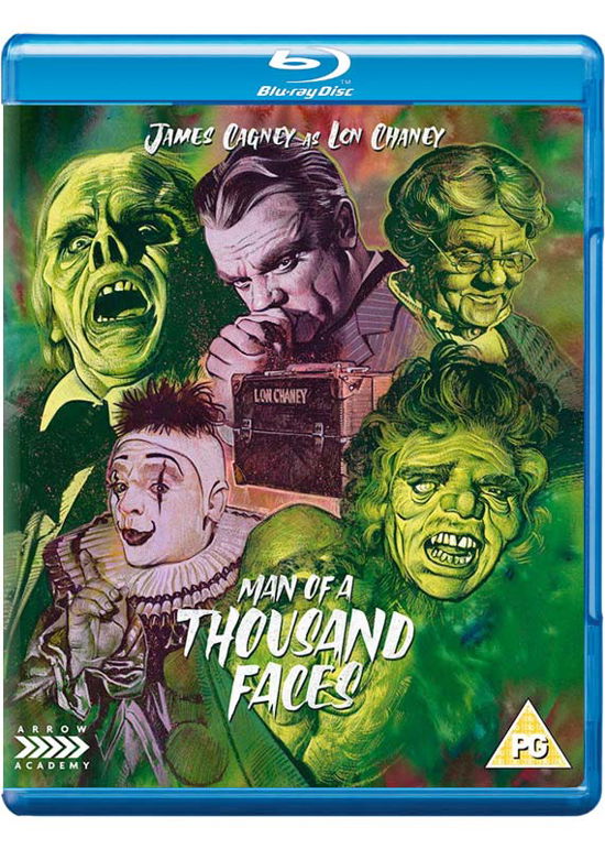 Cover for Man of a Thousand Faces BD · Man Of A Thousand Faces (Blu-Ray) (2019)