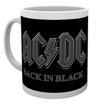 Cover for Mokken · AC/DC Back In Black Mug (Taschenbuch) [White edition] (2024)