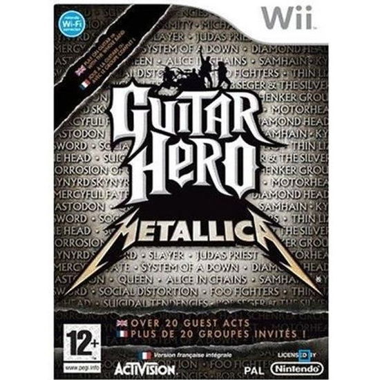 Cover for Activision Blizzard · Guitar Hero: Metallica (Wii)