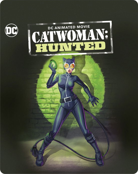 Cover for Catwoman Hunted BD Stlbk · DC Universe Movie - Catwoman - Hunted Limited Edition Steelbook (Blu-ray) [Steelbook edition] (2023)