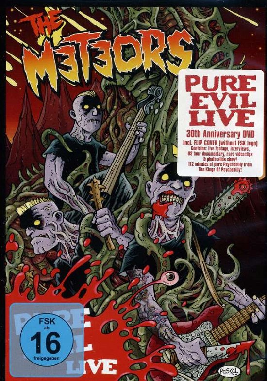 Cover for Meteors · Pure Evil Live (MDVD) (2011)