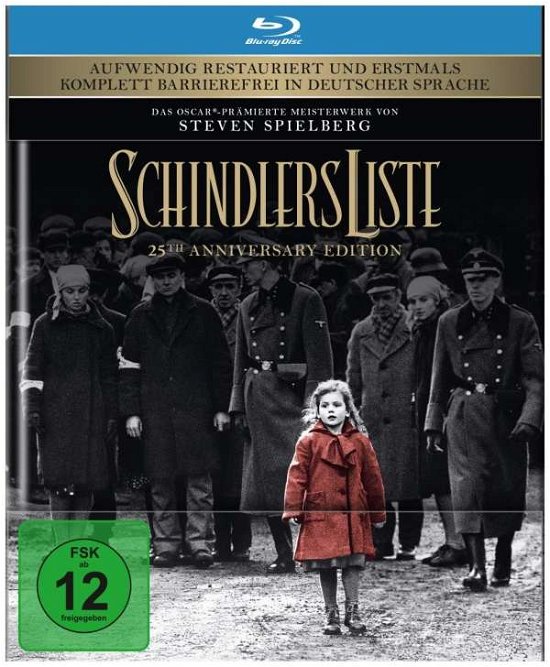 Cover for Liam Neeson,ben Kingsley,ralph Fiennes · Schindlers Liste-25th Anniversary Edition-... (Blu-ray) (2019)