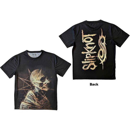 Cover for Slipknot · Slipknot Unisex Sublimation T-Shirt: Profile (Black) (Back Print) (T-shirt) [size M] (2023)