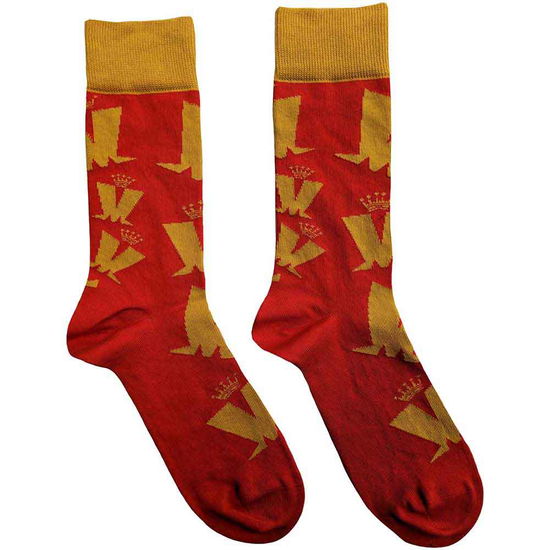 Cover for Madness · Madness Unisex Ankle Socks: Crown &amp; M Pattern (Red) (UK Size 7 - 11) (CLOTHES) [size M] (2023)