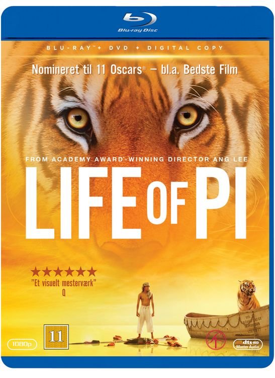 Cover for Ang Lee · Life of Pi (Blu-ray/DVD) [Blu-Ray+DVD edition] (2013)