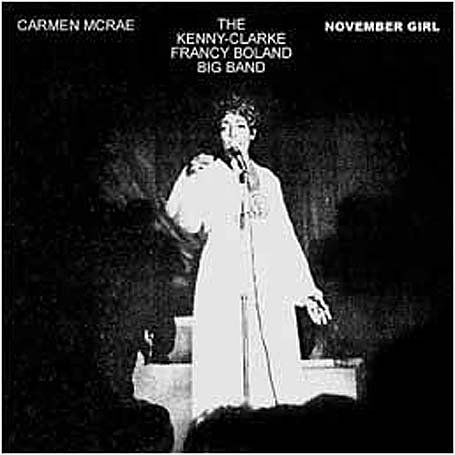 Cover for Carmen Mcrae · November Girl (CD) (2008)