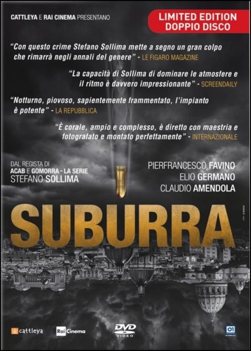 Cover for Claudio Amendola,alessandro Borghi,elio Germano,giulia Gorietti,greta Scarano · Suburra (DVD) [Ltd edition] (2016)