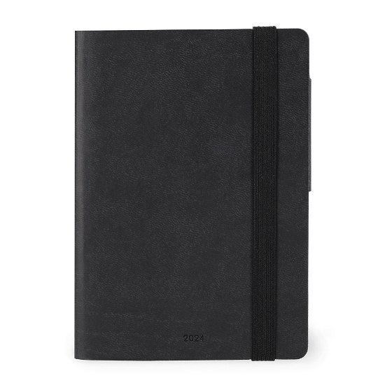 Cover for Legami · 12-month Diary - 2024 - Small Weekly Diary - Black (Taschenbuch) (2023)