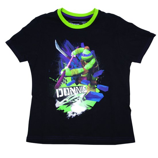 Turtles - Black. Donnie T-shirt - 116/122 - Teenage Mutant Ninja Turtles - Merchandise -  - 8718526031171 - 