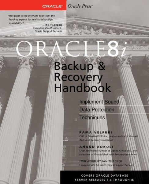 Cover for Rama Velpuri · Oracle8i Backup &amp; Recovery (Revised) (Pocketbok) (2000)