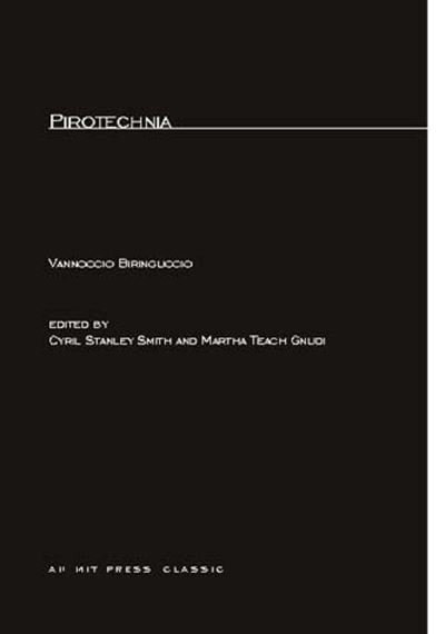Cover for Vannoccio Biringuccio · Pirotechnia (Taschenbuch) [New Impression edition] (1966)