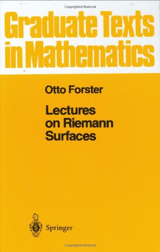 Lectures on Riemann Surfaces - Graduate Texts in Mathematics - Otto Forster - Książki - Springer-Verlag New York Inc. - 9780387906171 - 2 listopada 1981