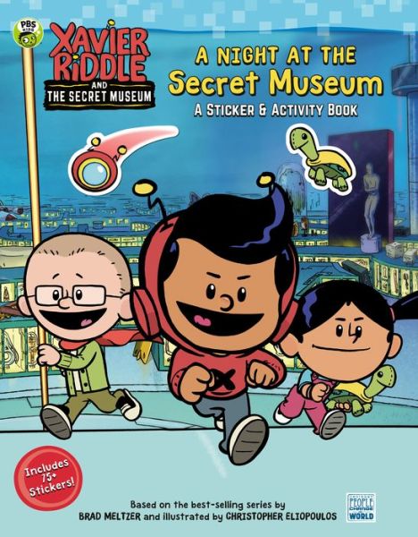 Cover for Gabriella DeGennaro · A Night at the Secret Museum: A Sticker &amp; Activity Book - Xavier Riddle and the Secret Museum (Paperback Book) (2020)