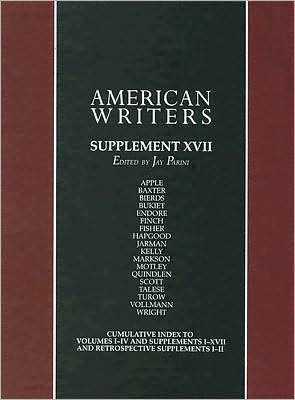 Cover for Jay Parini · American Writers: Supplement (American Writers Supplements) (Hardcover Book) (2007)