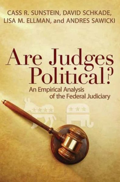 Cover for Cass R. Sunstein · Are Judges Political?: An Empirical Analysis of the Federal Judiciary (Paperback Book) (2006)