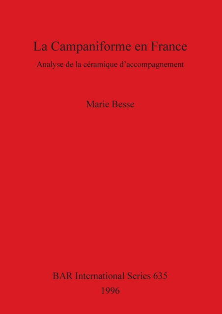 Cover for Marie Besse · Le campaniforme en France (Book) (1996)