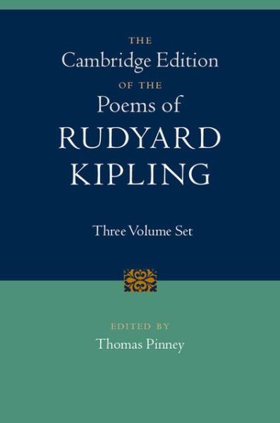 Cover for Rudyard Kipling · The Cambridge Edition of the Poems of Rudyard Kipling 3 Volume Hardback Set (Book pack) (2013)