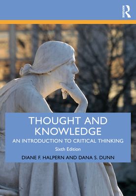 Cover for Halpern, Diane F. (Claremont McKenna College, USA) · Thought and Knowledge: An Introduction to Critical Thinking (Paperback Book) (2022)