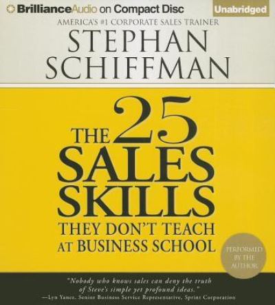 Cover for Stephan Schiffman · The 25 Sales Skills (CD) (2014)