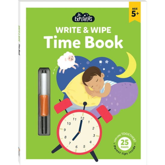 Cover for Junior Explorers Write &amp; Wipe Time (Paperback Book)